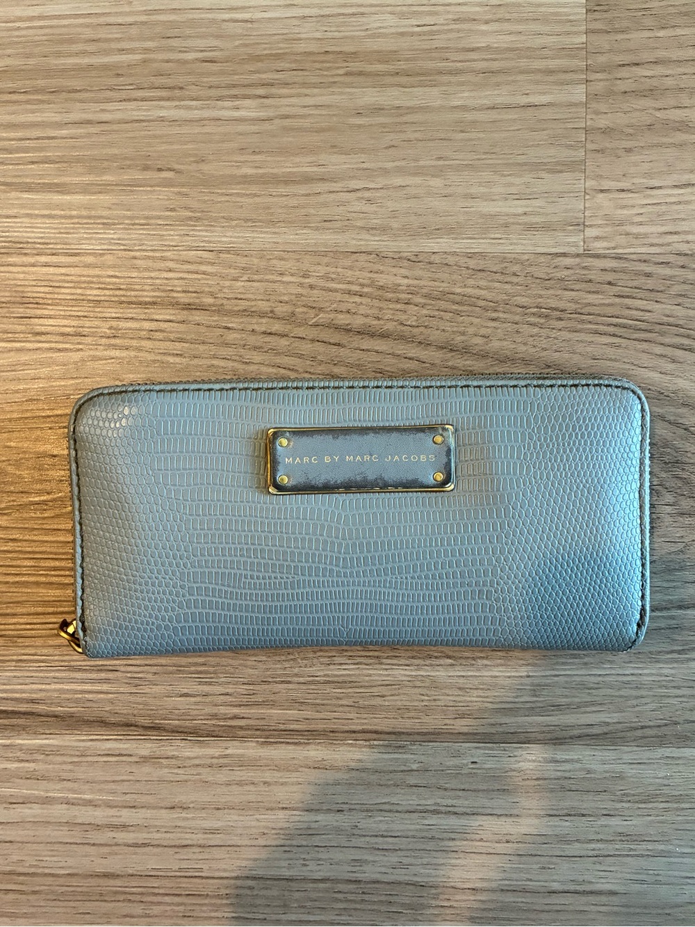 Marc by Marc Jacobs Gray Embossed Wallet